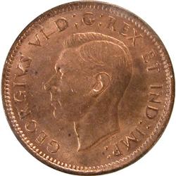 Canada Cent 1942 & 1943 ICCS MS-63 Red