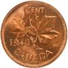 Image 2 : Canada Cent 1943 ICCS MS-64 Red
