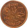 Image 2 : Canada Cent 1943 ICCS MS-64 Red
