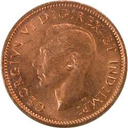 Canada Cent 1943 ICCS MS-64 Red