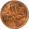 Image 2 : Canada Cent 1944 ICCS MS-64 Red