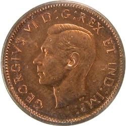 Canada Cent 1944 ICCS MS-64 Red