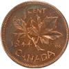 Image 2 : Canada Cent 1944 ICCS MS-64 Red