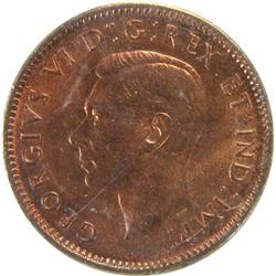 Canada Cent 1944 ICCS MS-64 Red & Brown