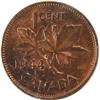 Image 2 : Canada Cent 1944 ICCS MS-64 Red & Brown