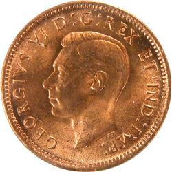 Canada Cent 1944 ICCS MS-63 Red