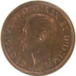 Canada Cent 1944 ICCS MS-63 Red
