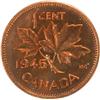 Image 2 : Canada Cent 1945 ICCS MS-64 Red