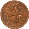 Image 2 : Canada Cent 1945 ICCS MS-64 Red