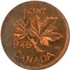 Image 2 : Canada Cent 1945 ICCS MS-64 Red