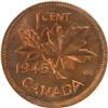 Image 2 : Canada Cent 1945 ICCS MS-64 Red