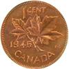 Image 2 : Canada Cent 1945 PCGS MS-64 Red