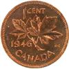 Image 2 : Canada Cent 1946 ICCS MS-65 Red