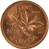 Image 2 : Canada Cent 1951 ICCS MS-65 Red