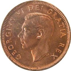 Canada Cent 1951 ICCS MS-64 Red