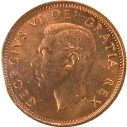 Canada Cent 1951 & 1952 ICCS MS-64 Red