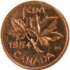 Image 2 : Canada Cent 1954 SF ICCS MS-65 Red