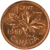 Image 2 : Canada Cent 1955 SF ICCS MS-65 Red