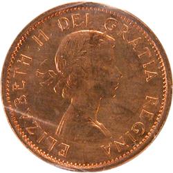 Canada Cent 1956 ICCS MS-65 Red