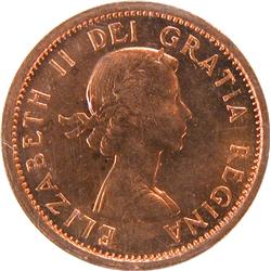 Canada Cent 1956 ICCS MS-65 Red