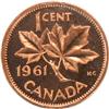 Image 2 : Canada Cent 1961 ICCS PL-64 Red UHCameo