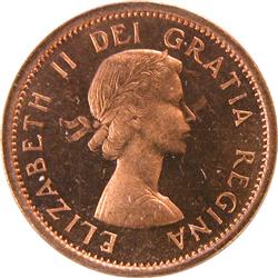 Canada Cent 1964 ICCS PL-65 Red UHCameo