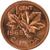 Image 2 : Canada Cent 1965 Type 4, ICCS MS-64 Red