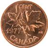 Image 2 : Canada Cent 1977 ICCS MS-66 Red