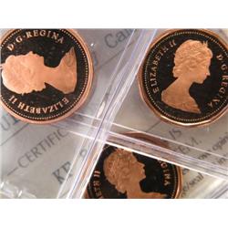 Canada Cent 1981-87 7 pcs ICCS PF-67, 6