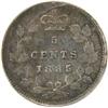 Image 2 : Canada 5 Cents 1885 Large 5 ICCS VF-30