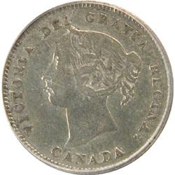 Canada 5 Cents 1887 7/7, PCGS VF-35
