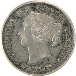 Canada 5 Cents 1893 & 1896, PCGS EF-45