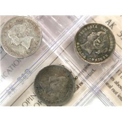 Canada 5 Cents Silver 1894 1897 ICCS VF