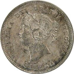 Canada 5 Cents Silver 1896 ICCS MS-60