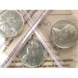 Canada 5 Cents 1902H SH 5 pcs ICCS EF40