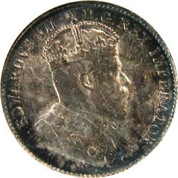 Canada 5 Cents Silver 1907 ANACS MS-64