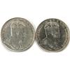 Image 1 : Canada 5 Cents 1909 RL and 1910 RL, EF