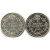 Image 2 : Canada 5 Cents 1909 RL and 1910 RL, EF