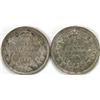 Image 2 : Canada 5 Cents 1909 RL and 1915, EF