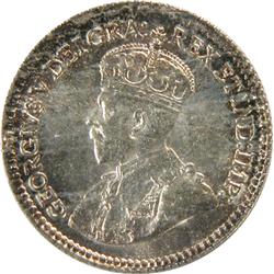 Canada 5 Cents Silver 1917 ICCS MS-63