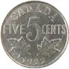 Image 2 : Canada 5 Cents 1922 Near Rim ICCS MS-60