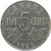 Image 2 : Canada 5 Cents 1925, Fine