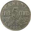 Image 2 : Canada 5 Cents 1925, VG+
