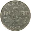 Image 2 : Canada 5 Cents 1925, VG+