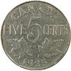Image 2 : Canada 5 Cents 1925, VG
