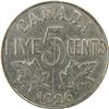 Image 2 : Canada 5 Cents 1926 Far 6, ICCS F-15