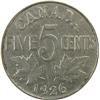 Image 2 : Canada 5 Cents 1926 Far 6, Fine