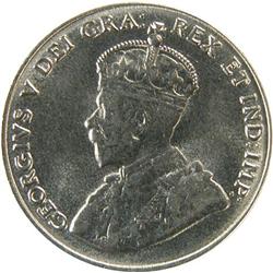 Canada 5 Cents 1929 Uncirculated