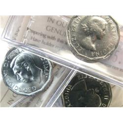 Canada 5 Cents 1944 1958 1961 ICCS MS65