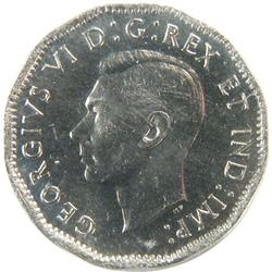 Canada 5 Cents 1946 ICCS MS-64